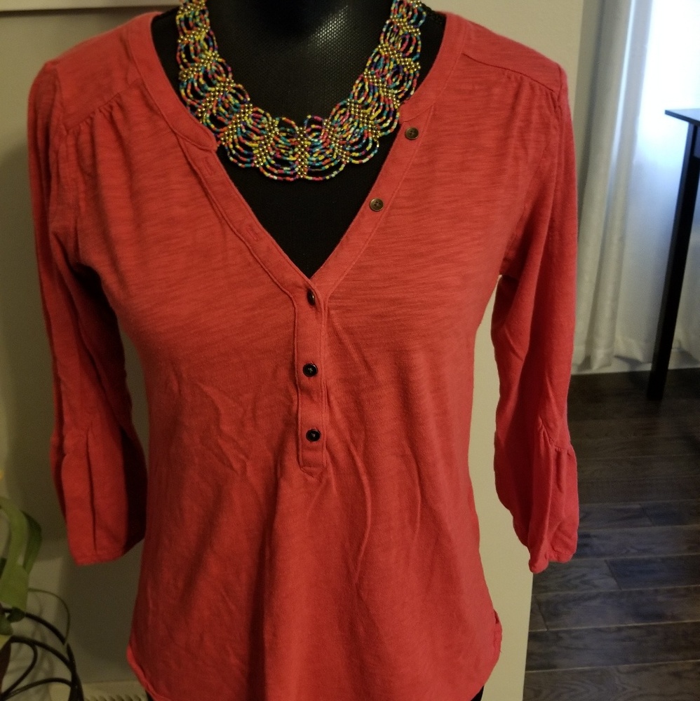 Lucky Brand shirt size SMALL red